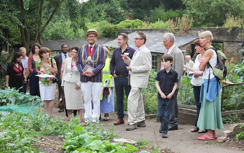 Opening of Heritage Fruit Garden as part of Rookery Centenary Celebrations, July 2013