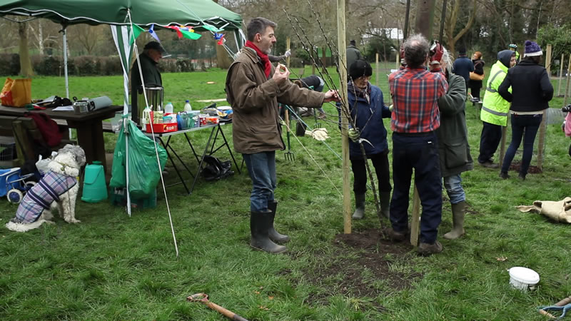 Community Orchard Planting Day (credit Neil Cheshire)