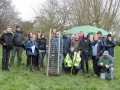 Community orchard planting day in the Rookery, February 2014